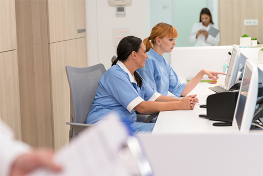 Doctor's Assistant Reception Desk